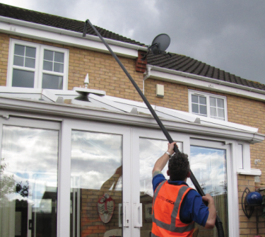 Vacuum Gutter Cleaning